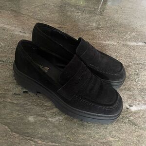 Black Suede Loafers